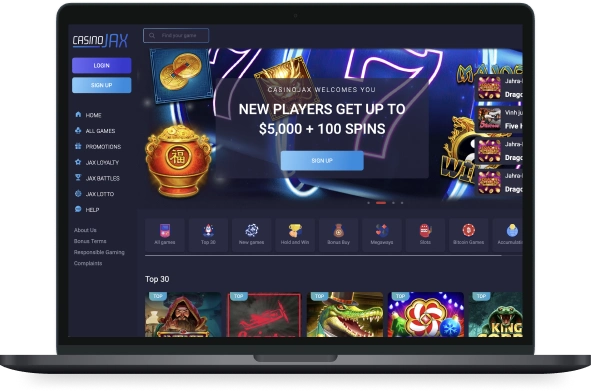 Jax Casino Desktop